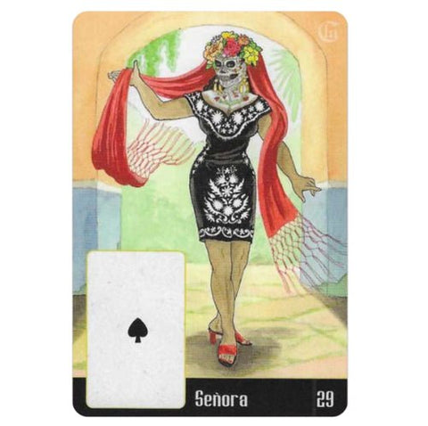 Schiffer: La Santa Muerte Lenormand Tarot kortos - HOBI.LT 🇱🇹