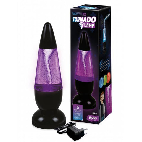 Spalvų keičianti LED tornado vandens lempa 24 cm meditacijai ir relaxui