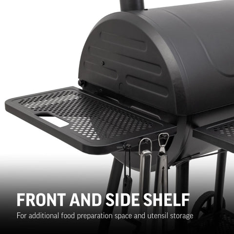 Lauko anglinė kepsninė su ketaus grotelėmis ir BBQ rūkymu