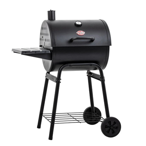 Char-Griller Wrangler anglinė barbekiu kepsninė su ketaus grotelėmis