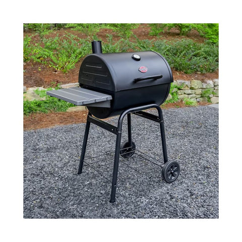 Char-Griller Wrangler anglinė barbekiu kepsninė su ketaus grotelėmis