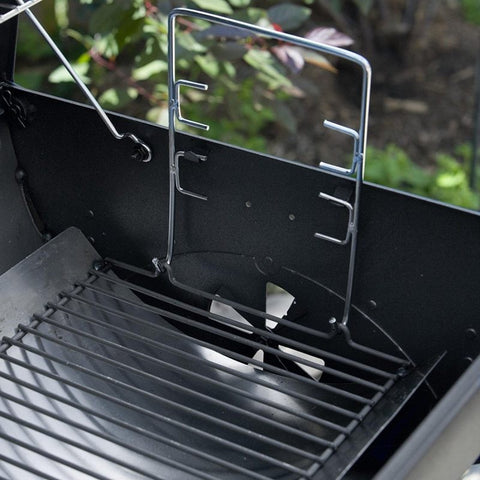 Char-Griller Wrangler anglinė barbekiu kepsninė su ketaus grotelėmis