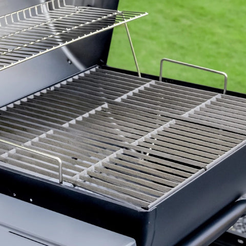 Char-Griller Wrangler anglinė barbekiu kepsninė su ketaus grotelėmis