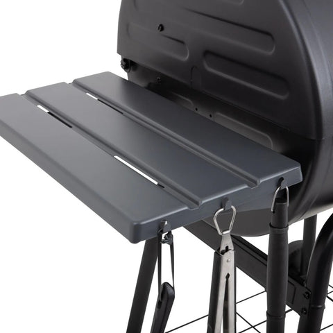 Char-Griller Wrangler anglinė barbekiu kepsninė su ketaus grotelėmis