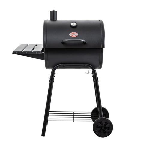 Char-Griller Wrangler anglinė barbekiu kepsninė su ketaus grotelėmis