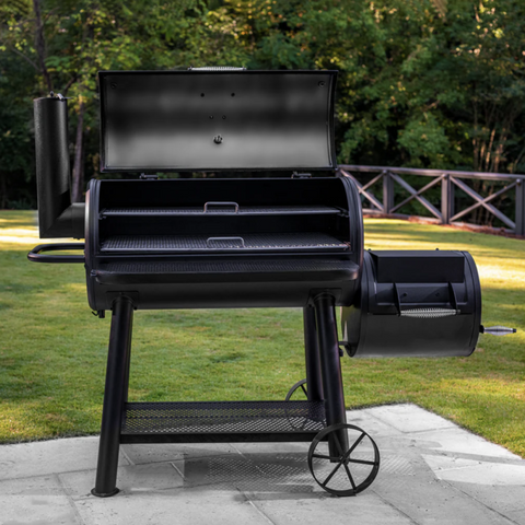 Lauko anglinė kepsninė rūkykla Char-Griller Grand Champ, Texas stilius