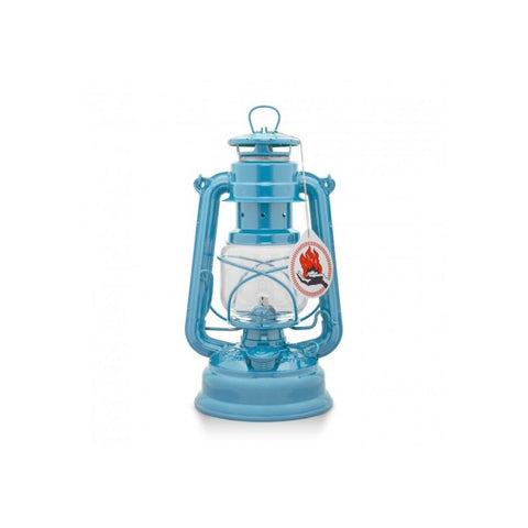 Žibalinė lempa Feuerhand Hurricane: Spalva - Pastel Blue