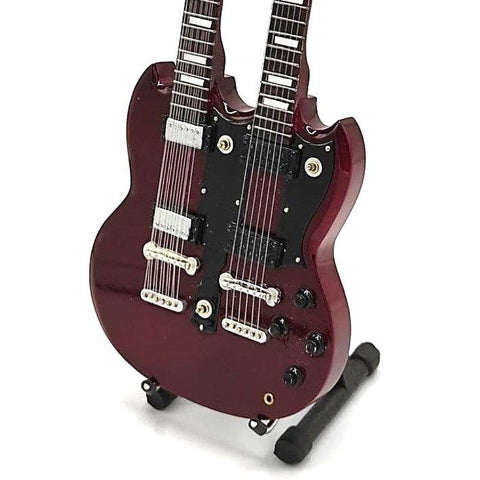 HOBI.LT 🇱🇹: Led Zeppelin mini gitara - Jimmy Page - Dvigubas kaklas MGT - 2059 - HOBI.LT 🇱🇹