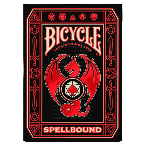 Bicycle Spellbound žaidimo kortos – magijos tema, D&D, pokeriui