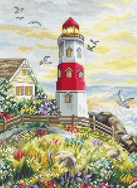 LetiStitch: Lighthouse SLETI917 - siuvinėjimo kryželiu rinkinys - HOBI.LT 🇱🇹