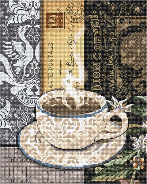 Siuvinėjimo rinkinys Lion Coffee C SLETI994