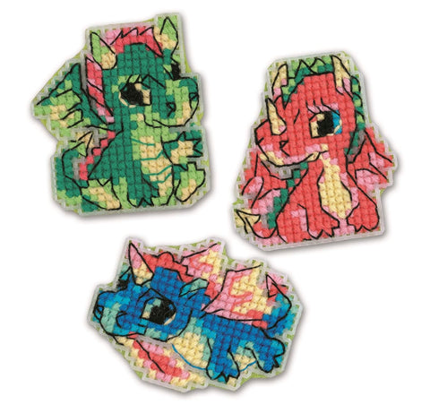 RIOLIS: Little Dragons. Siuvinėjimo rinkinys iš RIOLIS Nr.: 2145AC - HOBI.LT 🇱🇹