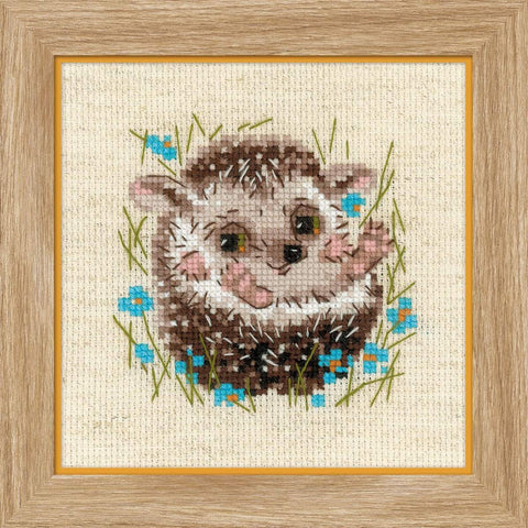 RIOLIS: Little Hedgehog siuvinėjimo rinkinys iš RIOLIS Nr.: 1753 - HOBI.LT 🇱🇹