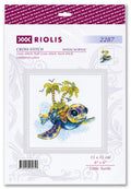Kryželių rinkinys Riolis Little Turtle 15×15 cm, daugiaspalvė vėžliuko dizaino pakuotės priekinė dalis