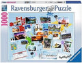 Ravensburger dėlionė „Kelionių po pasaulį prisiminimai“, 1000 det.