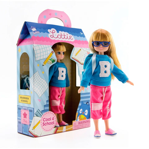 Lottie lėlė Moksleivė su kuprine – 18 cm, lanksti, 3+