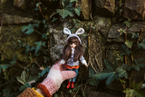Lottie lėlė 18 cm „Pasivaikščiojimas parke“ su šuniuku, rudens drabužiai