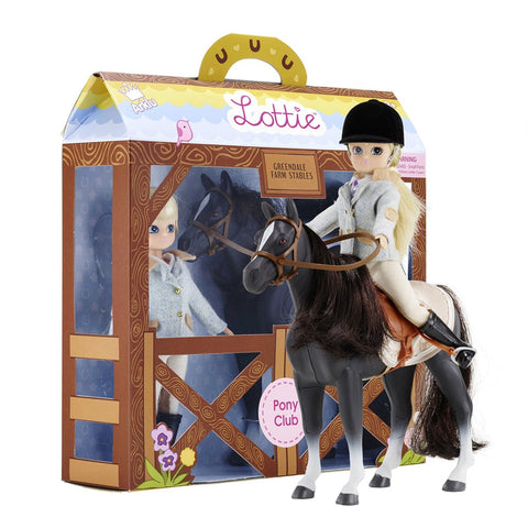 Lottie Ponių klubas – lėlė su poniu ir jojimo rinkiniu (3+)
