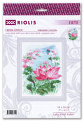 RIOLIS: Lotus Field. Fisher siuvinėjimo rinkinys iš RIOLIS Nr.: 1870 - HOBI.LT 🇱🇹