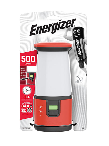 Energizer 360 LED stovyklavimo žibintas 500 lm, IPX4, USB
