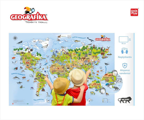 Edukacinis stalo žaidimas Geografika Tyrinėk pasaulį, lietuvių kalba