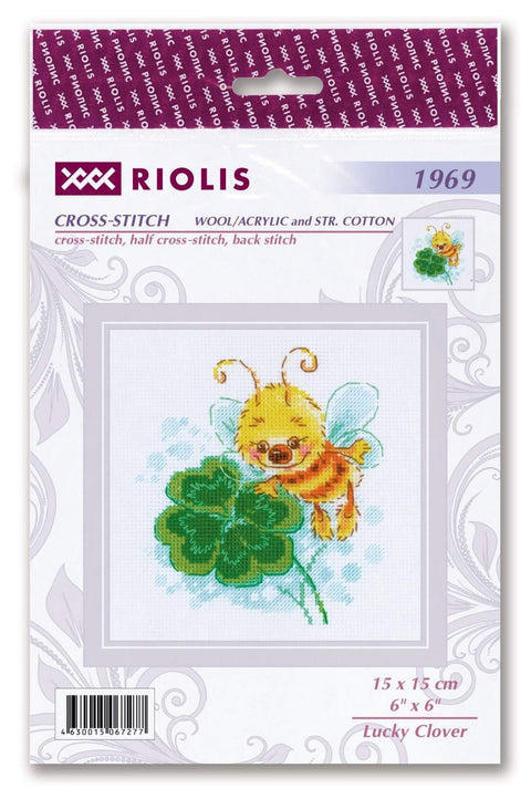 RIOLIS: Lucky Clover siuvinėjimo rinkinys iš RIOLIS Nr.: 1969 - HOBI.LT 🇱🇹