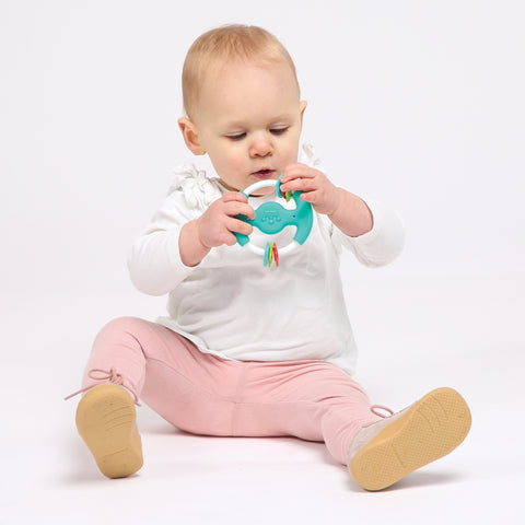 LUDI muzikinis rinkinys kūdikiams: tukano pianinas + 2 barškučiai