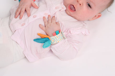 LUDI kūdikių sensorinių riešinių ir kojinyčių barškučių rinkinys