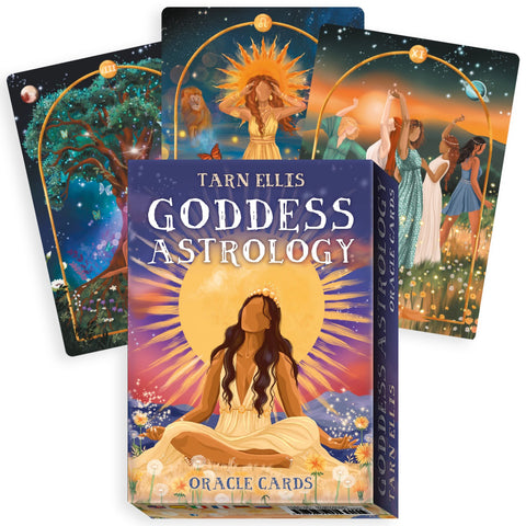 Goddess Astrology orakulo kortos – astrologinis dieviškų deivių rinkinys