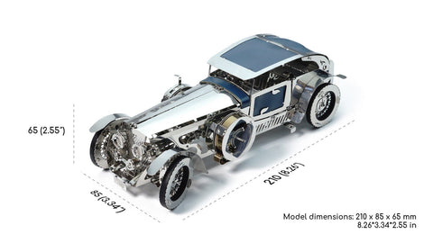 Time For Machine: Luxury Roadster - metalinio konstruktoriaus komplektas - HOBI.LT 🇱🇹