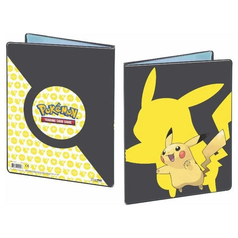 Pokémon Pikachu 9 kišenių kortų albumas, geltonas su juodu, Ultra PRO
