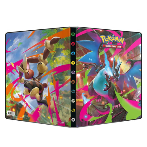 Pokémon kortelių albumas Mega Charizard, 9 kišenių, kolekcininkams