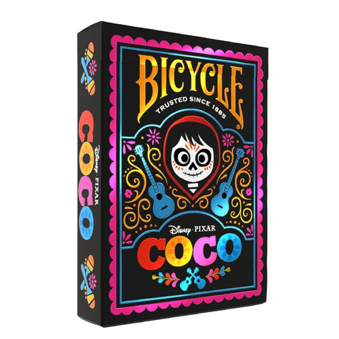 Bicycle Disney Coco kortos – holografinė dėžutė, pokeriui, kolekcionieriams