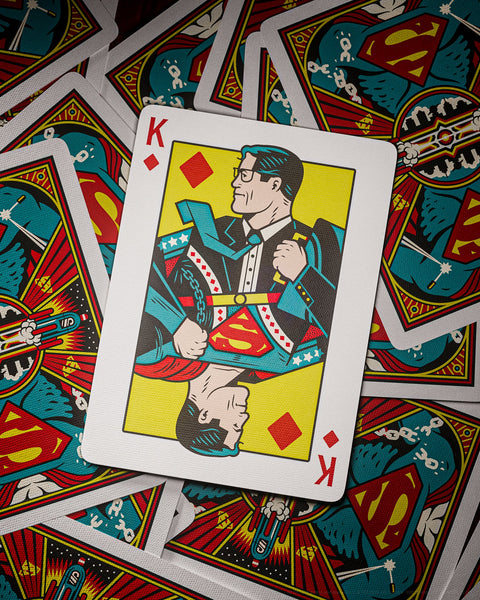 Supermeno DC žaidimo kortos – kolekcinės, prabangios, pokeriui, triukams