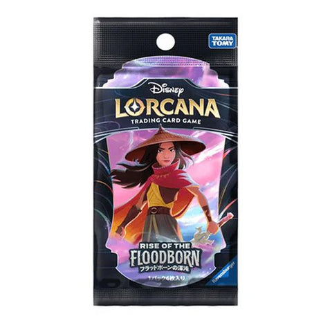 Disney Lorcana: Rise of the Floodborn boosteris – 6 kortos, japonų k.