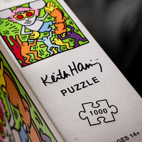 Keith Haring „Andy Mouse“ dėlionė 1000 detalių – pop meno gerbėjams
