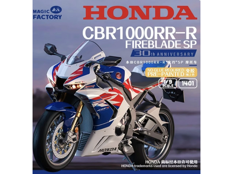 Magic Factory Honda CBR1000RR-R Fireblade SP 1/9, dažytas surenkamas modelis