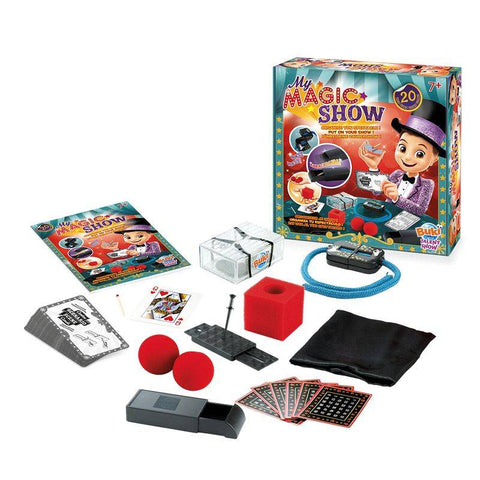 Mega mago rinkinys vaikams 7+ su 20 šou triukų ir kortomis
