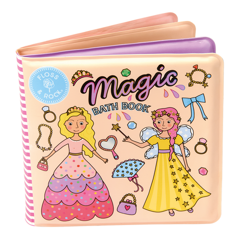Magiška vandeniu spalvas keičianti maudymosi knygelė, Princesės