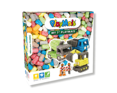 PlayMais „Mano pirmasis“ statybų kūrybinis žaislas – 650 vnt., ekologiškas, 3+