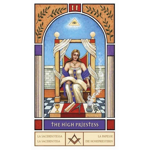 Lo Scarabeo: Masonic Tarot Kortos - HOBI.LT 🇱🇹