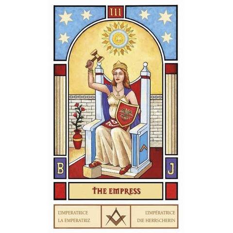 Lo Scarabeo: Masonic Tarot Kortos - HOBI.LT 🇱🇹