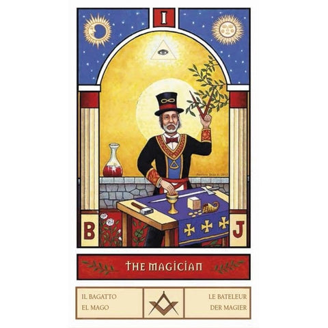 Lo Scarabeo: Masonic Tarot Kortos - HOBI.LT 🇱🇹