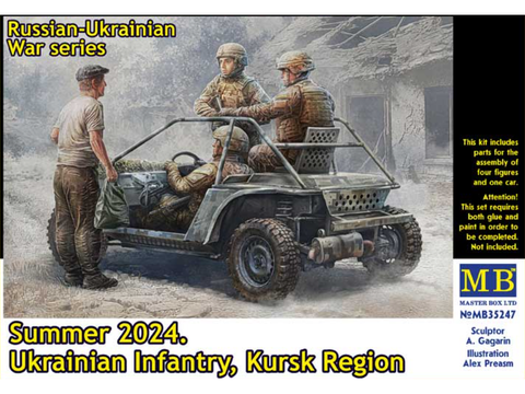 Master Box Ukrainos pėstininkai, Kurskas 1/35 MB35247 Vasara 2024