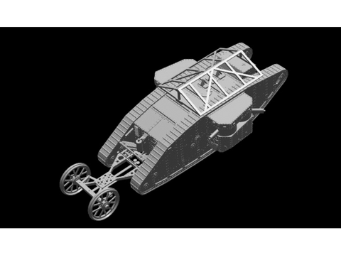 Master Box MK I „Female“ britų tankas Somme 1916, plastikinis 1/72 rinkinys