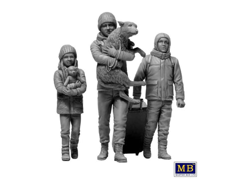 Master Box Pabėgėliai 2022, 1/35 figūrėlių rinkinys, MB35228