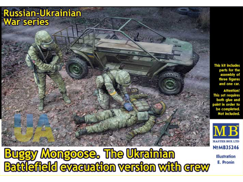 Master Box bagis Mongoose, Ukrainos evakuacijos versija, su įgula 1/35 MB35246