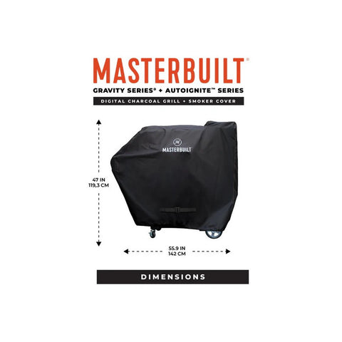 Masterbuilt Gravity Series 600, 800, 900 ir AutoIgnite 545 grilio uždangalas