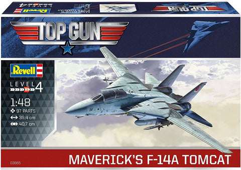 Revell: Mavericks F - 14A Tomcat "Top Gun" - PLASTIKINIS modeliavimo rinkinys - HOBI.LT 🇱🇹