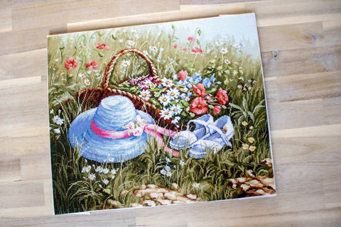 Luca - s: Meadow with Poppies SBU4020 - siuvinėjimo kryželiu rinkinys - HOBI.LT 🇱🇹